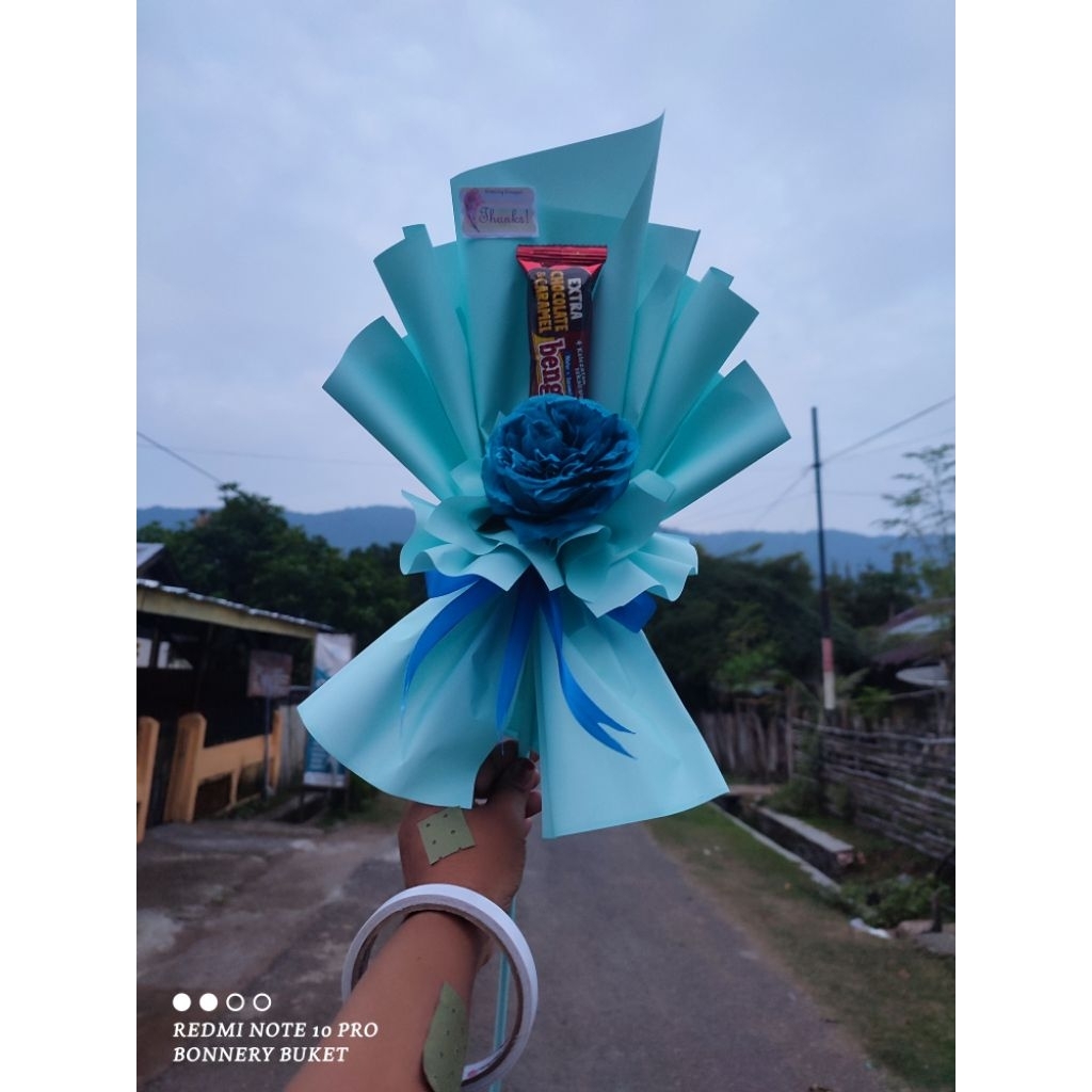 mini buket bunga dan bengbeng