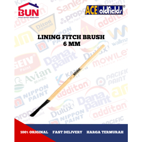 

Kuas Cat Lukis Gambar Garis LINING FITCH BRUSH ACE oldfields 6 mm