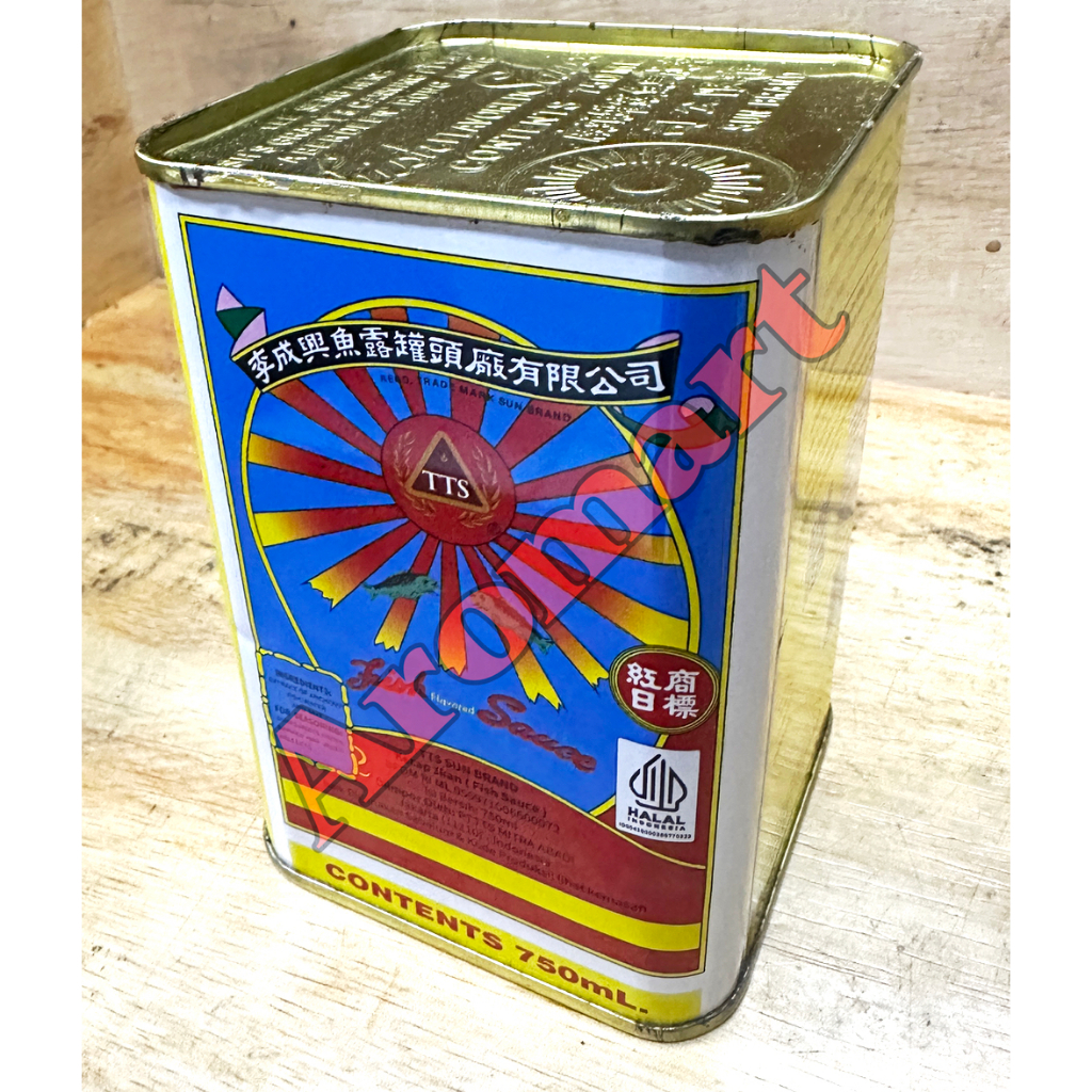 

TTS Fish Sauce Kaleng (Kecap Ikan) Halal - 750 ml [Harga belum termasuk bubble wrap ya!]