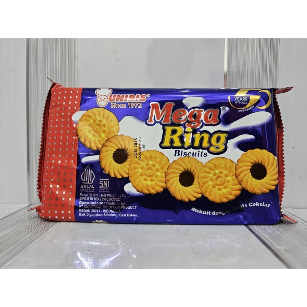 

Unibis Mega Ring Biscuits 228g