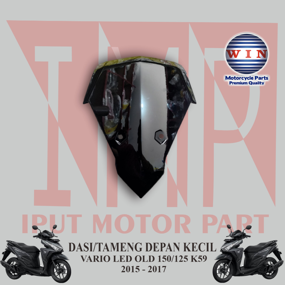 Tameng Panel Depan kecil Dasi Depan VARIO LED OLD K59 150/125 Thn 2015-2017 Original WIN
