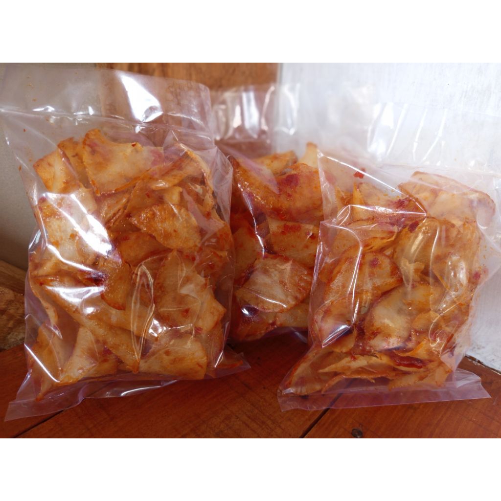 

keripik singkong sambal pedas manis