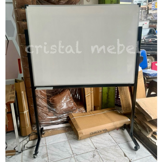 

Standing White Board / Papan Tulis Roda / Papan Tulis Standing / Papan Tulis Kaki Roda / Papan Tulis Portable