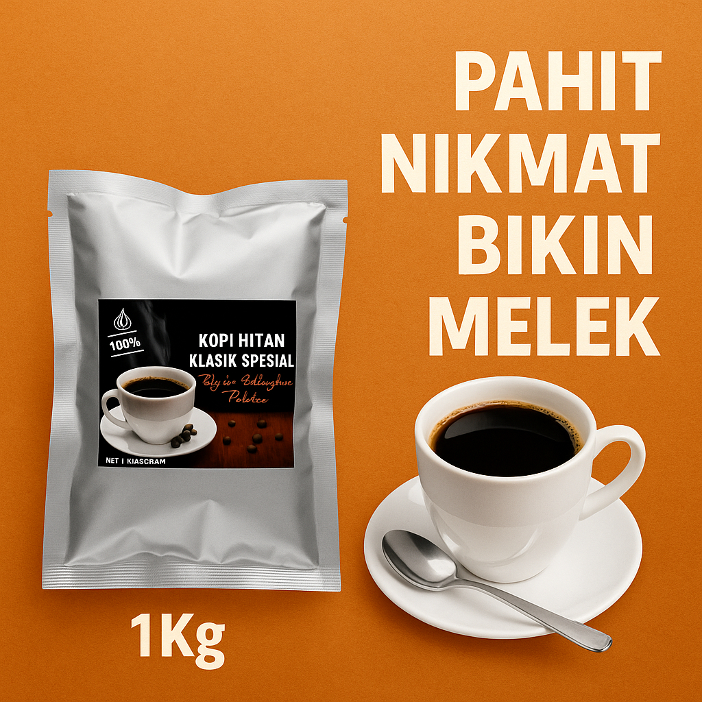 

Kopi Robusta Hitam Bubuk Tubruk Spesial Instan Coffee 1Kg