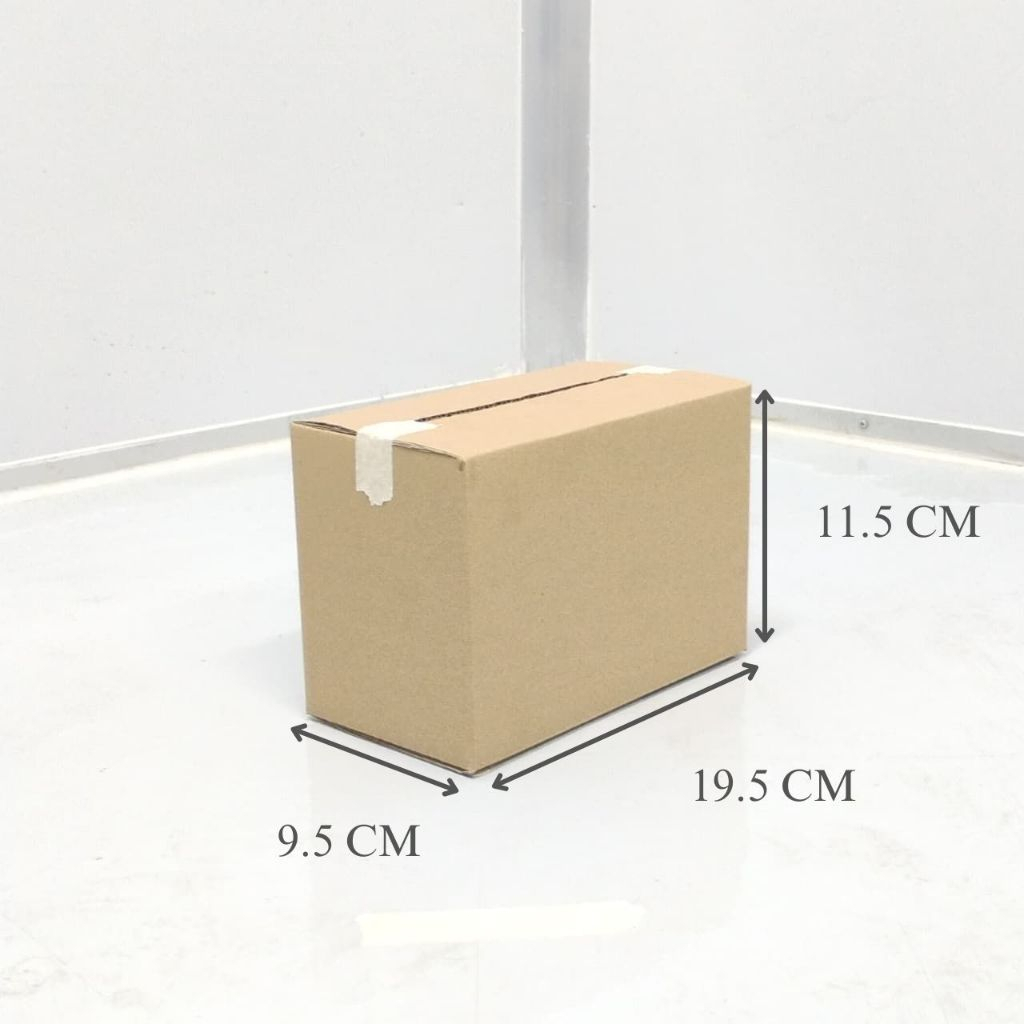 

Corrugated Carton Box - Kardus Box Polos 19.5 x 9.5 x 11.5 cm