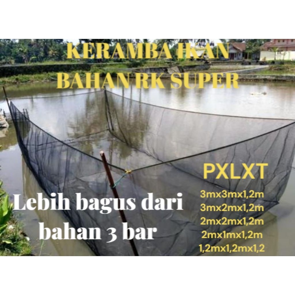 jaring budi daya ikan lele ikan nila ikan gurame jaring ikan hapa ikan siap pakai kualitas premium