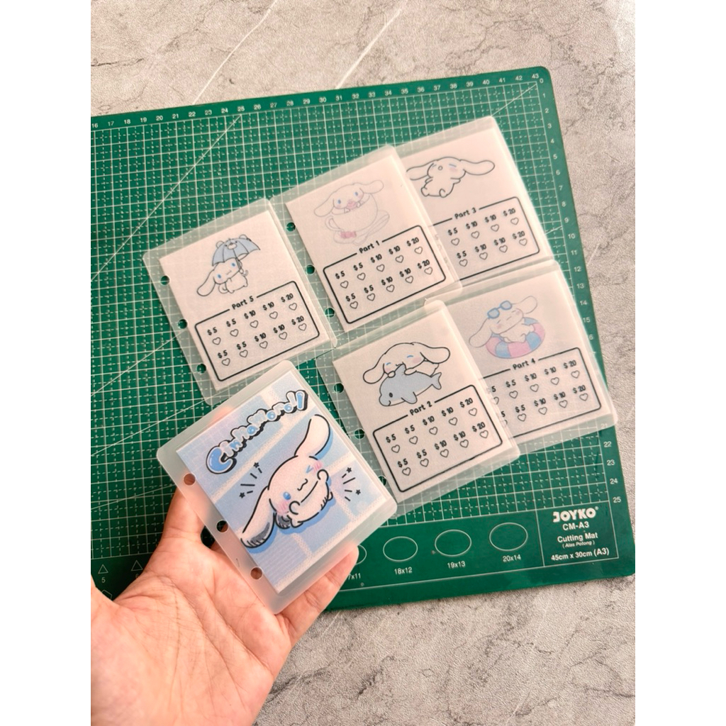 

savings challenge untuk binder A8 untuk anak