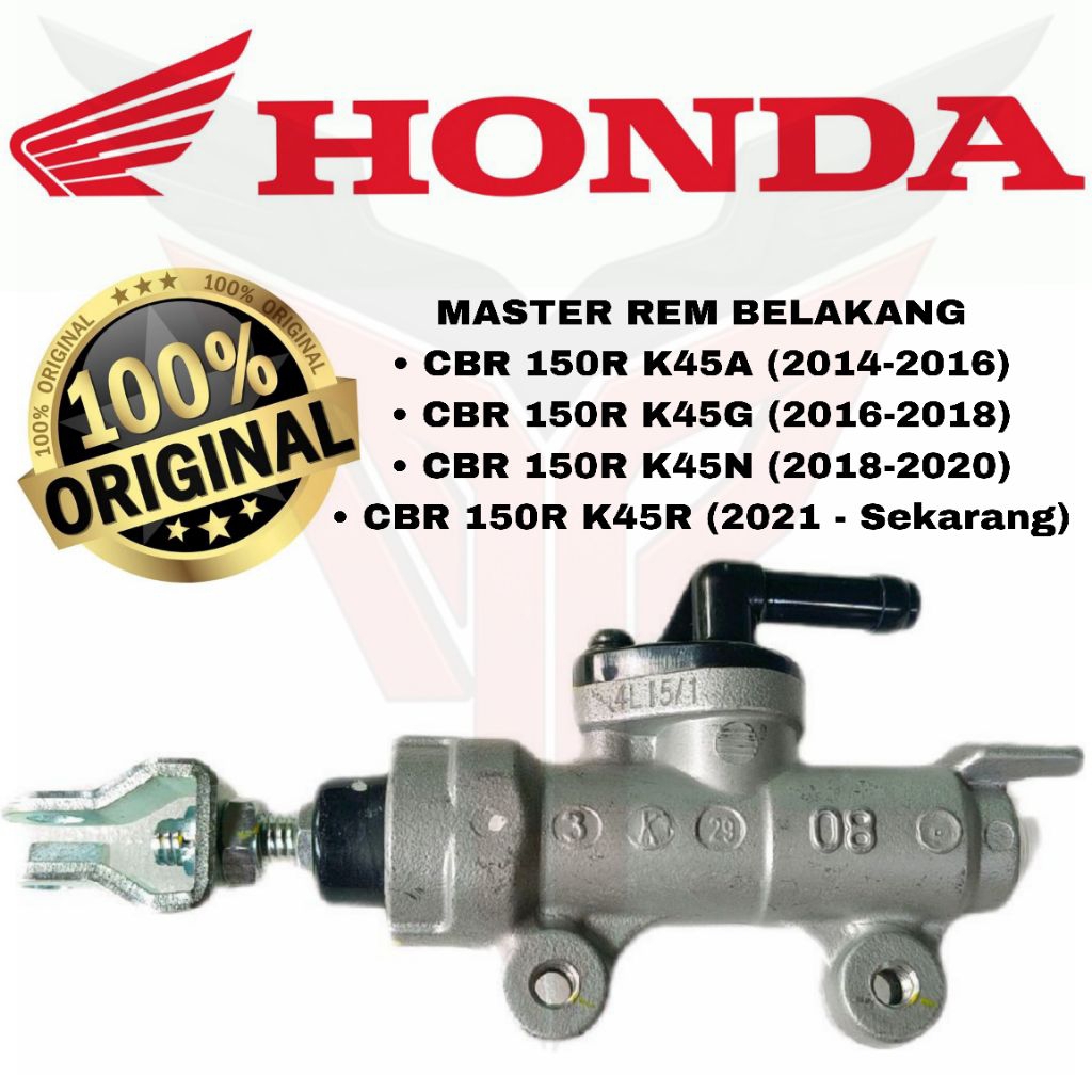 Master Rem Belakang Cylinder Sub Assy Rear Brake Honda CBR 150R A G N R CB150R StreetFire K15 CBR 25