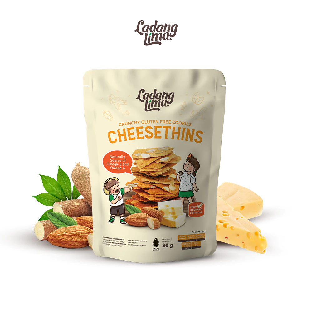 

Ladang Lima – Cheesethins Cookies 80g | Healthy Cookies With Protein
