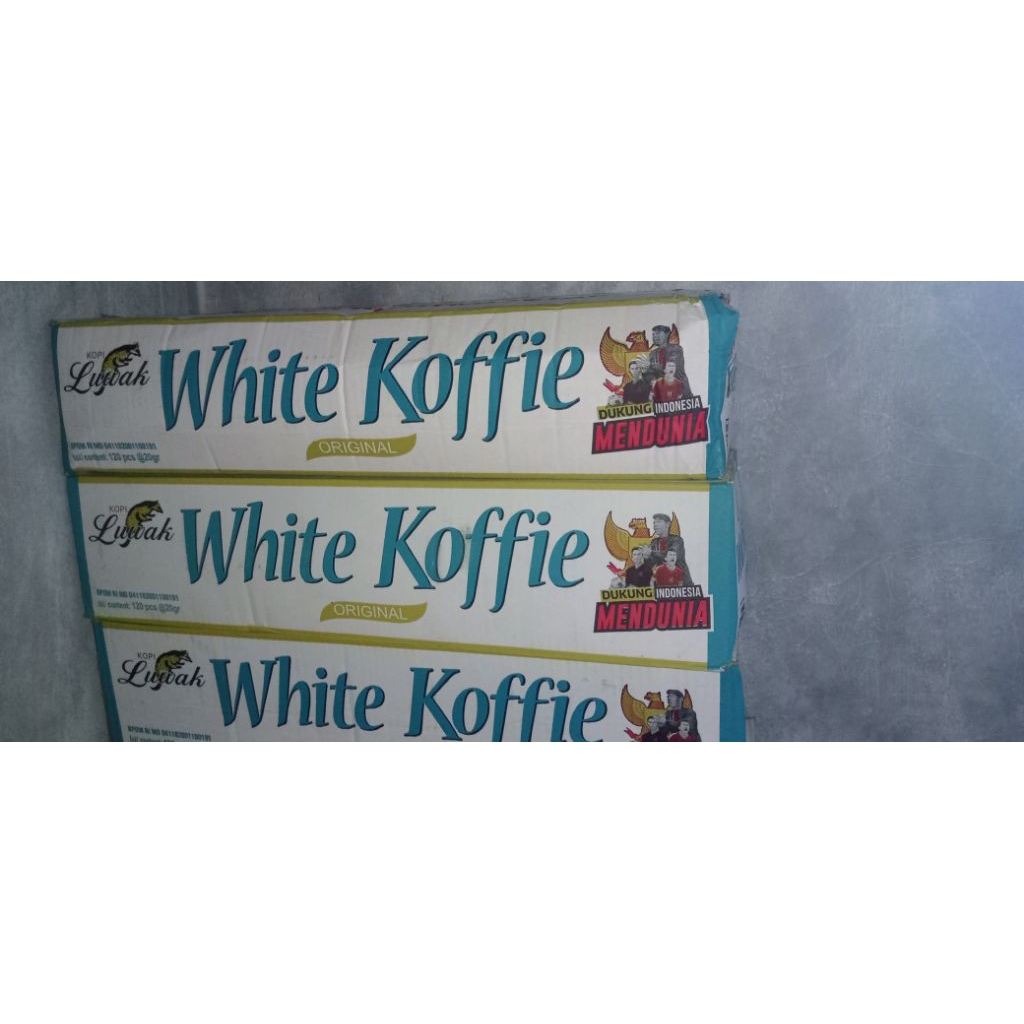 

Luwak white coffe 12 renceng 120 sachet