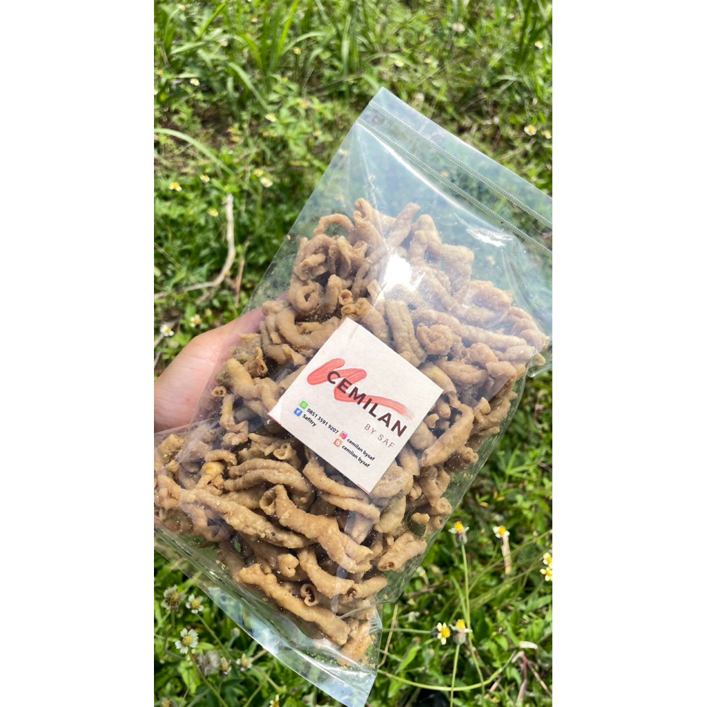 

kripik usus ori daun jeruk 250g