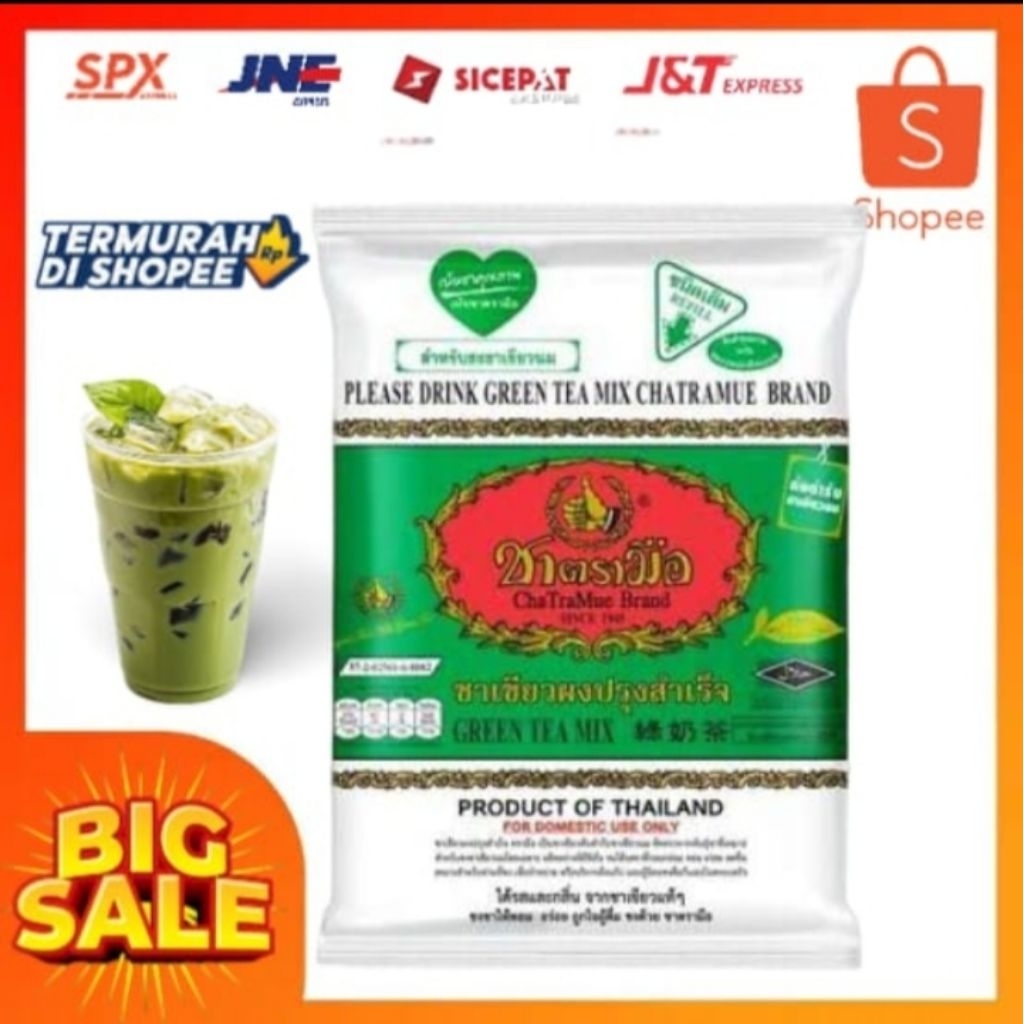 

CHATRAMUE GREEN TEA ORIGINAL 200 gr, HALAL dan BPOM