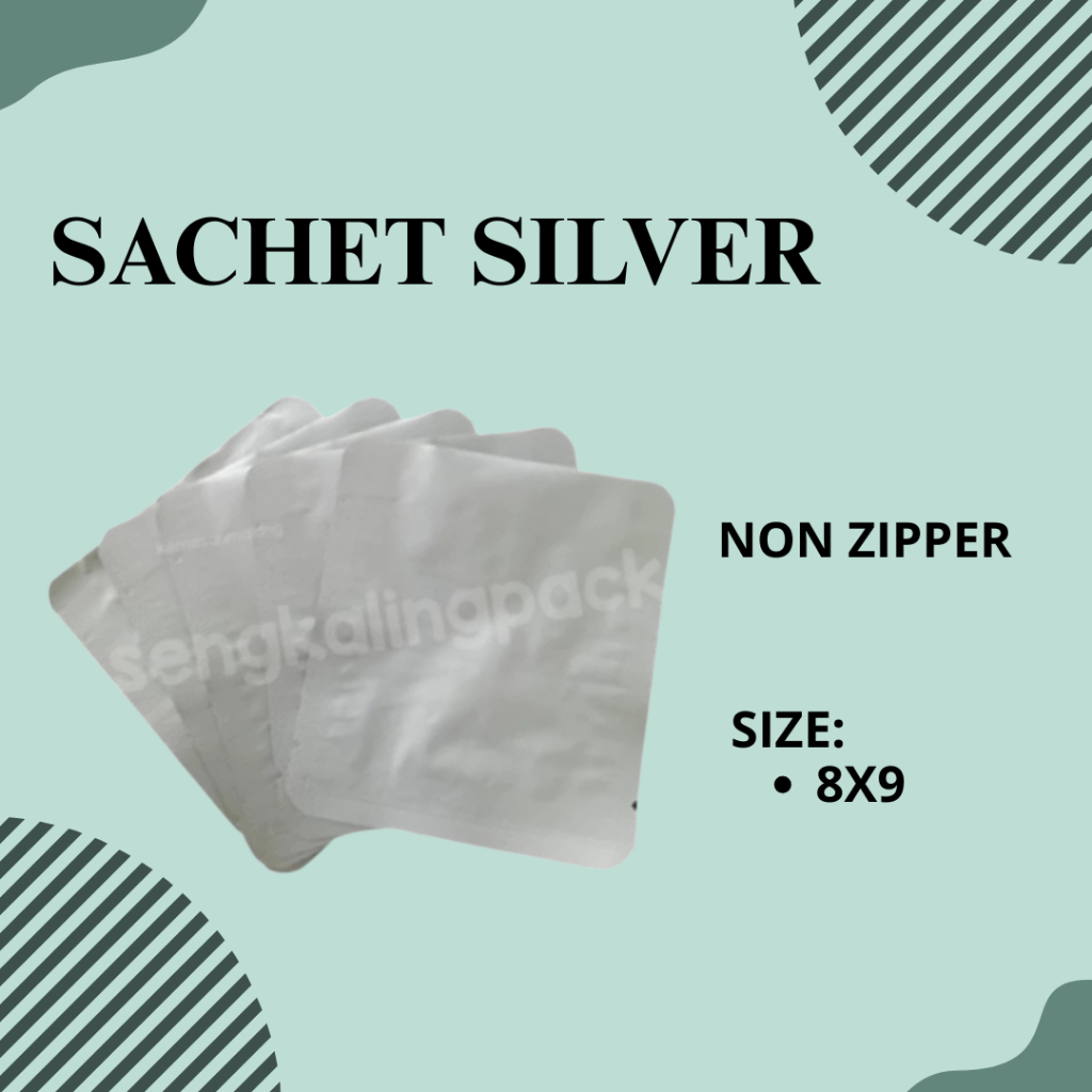 [500pcs] Sachet Full Foil KPACK 8x9