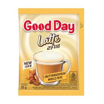 

GOODDAY Good Day Latte Original | Butterscotch 1renceng (10sachet x 22gr)