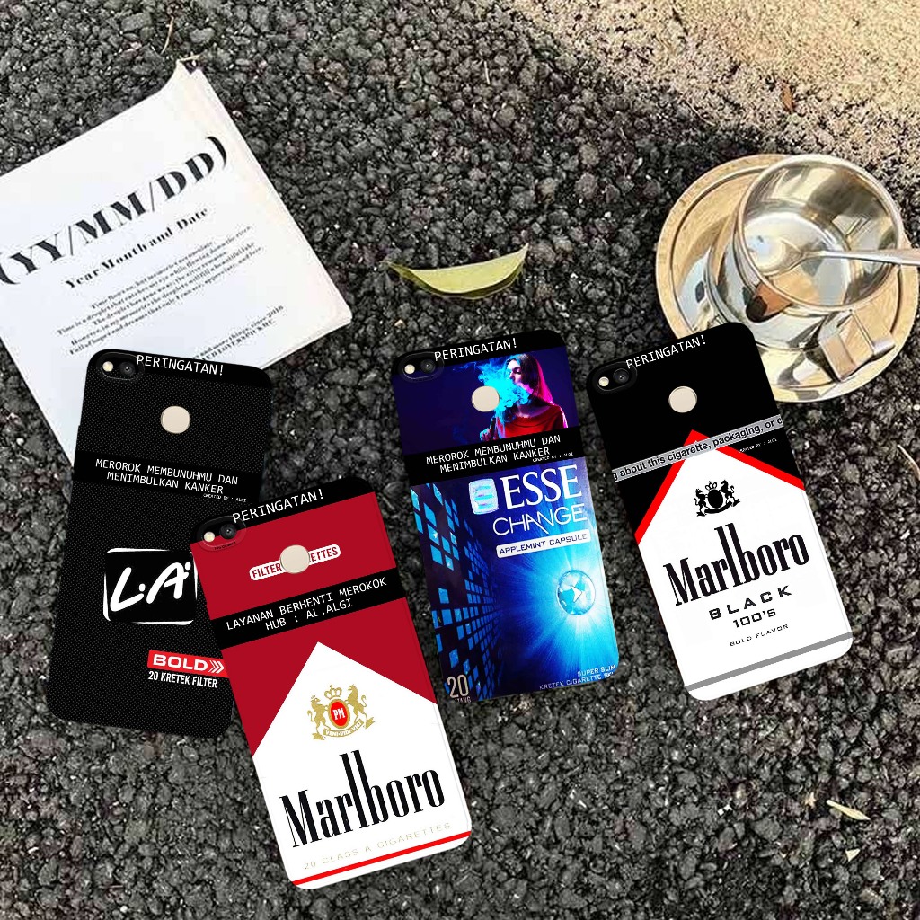 Softcase Untuk Xiaomi Redmi 4X - Softcase Gambar Fashion Printing { Rokok Limited Edition Terbaru } 