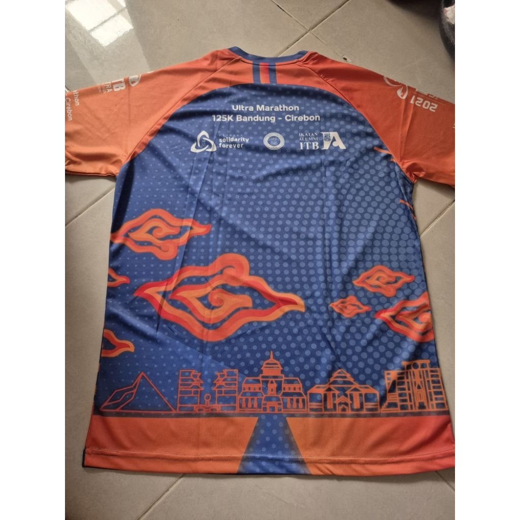 Jersey Lari ITB Ultra Marathon 2021 Bandung - Cirebon Size M