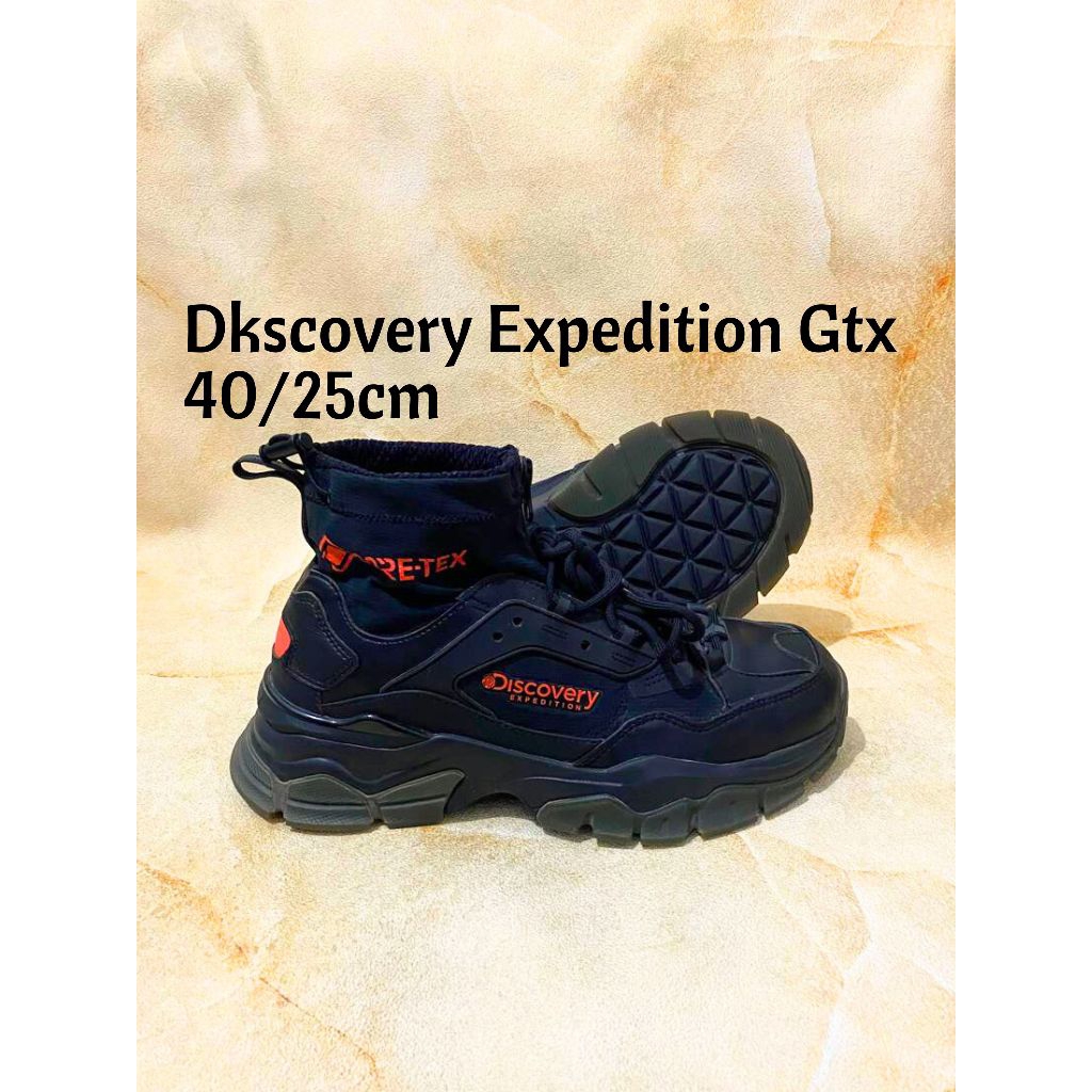 Discovery Expedition GTX sepatu outdoor Gunung Hiking Trailrun Sport