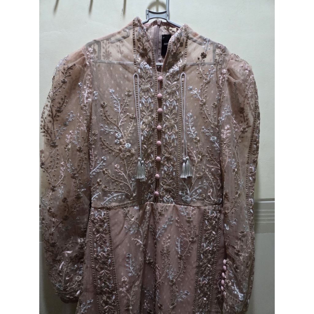 Barli Asmara Lumy Dress in Beige NEW Bukan Preloved Ria Miranda