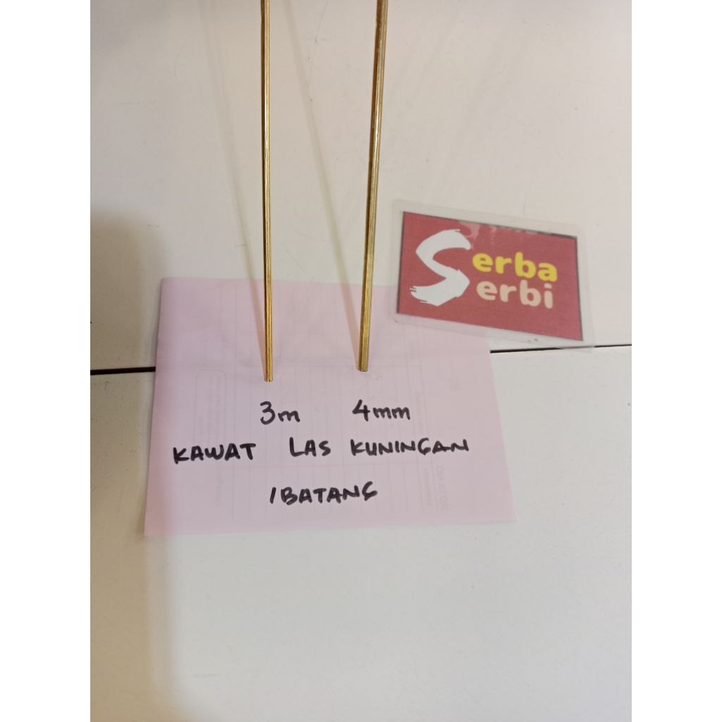 */BATANG KAWAT LAS KUNINGAN*Kawat las kuningan pjng 1meter