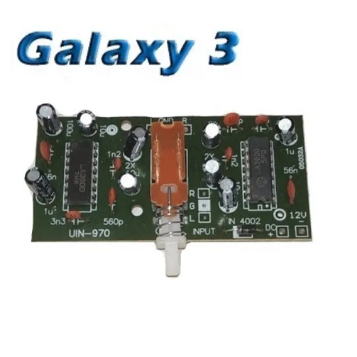 Kit Galaxy III ( Penambah Bass Treble / IC LA 3600 ) Active Loideness Penambah Penguat Bass Kit Modu