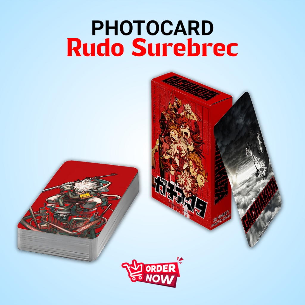 Photocard Rudo Surebrec Anime Gachiakuta Premium 1 Pack Free Box