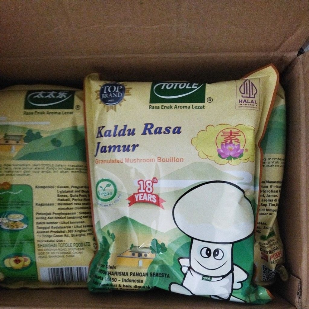 

Totole kaldu jamur 1kg exp 2027