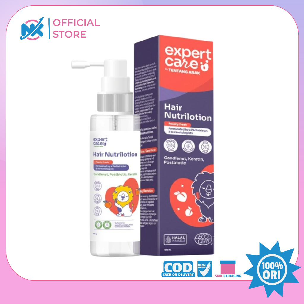 Expert Care Hair Nutrilotion - Newborn Penyubur Rambut Hair Lotion Anak Bayi Kemasan Spray 100ml