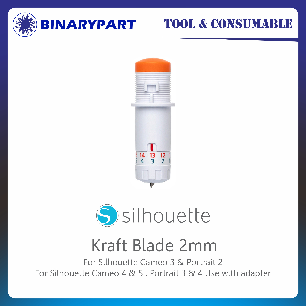 

Silhouette Kraft Blade 2mm ( Old ) - for SIlhouette Cameo & Portrait