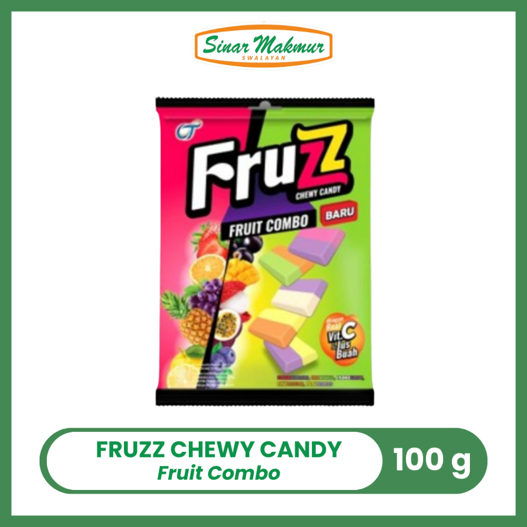 

Fruzz Permen Chewy Fruit Combo 100gr