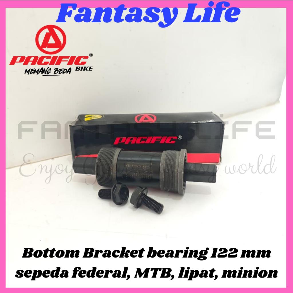 Fantasy BB sepeda MTB pacific 122 bearing bottom bracket