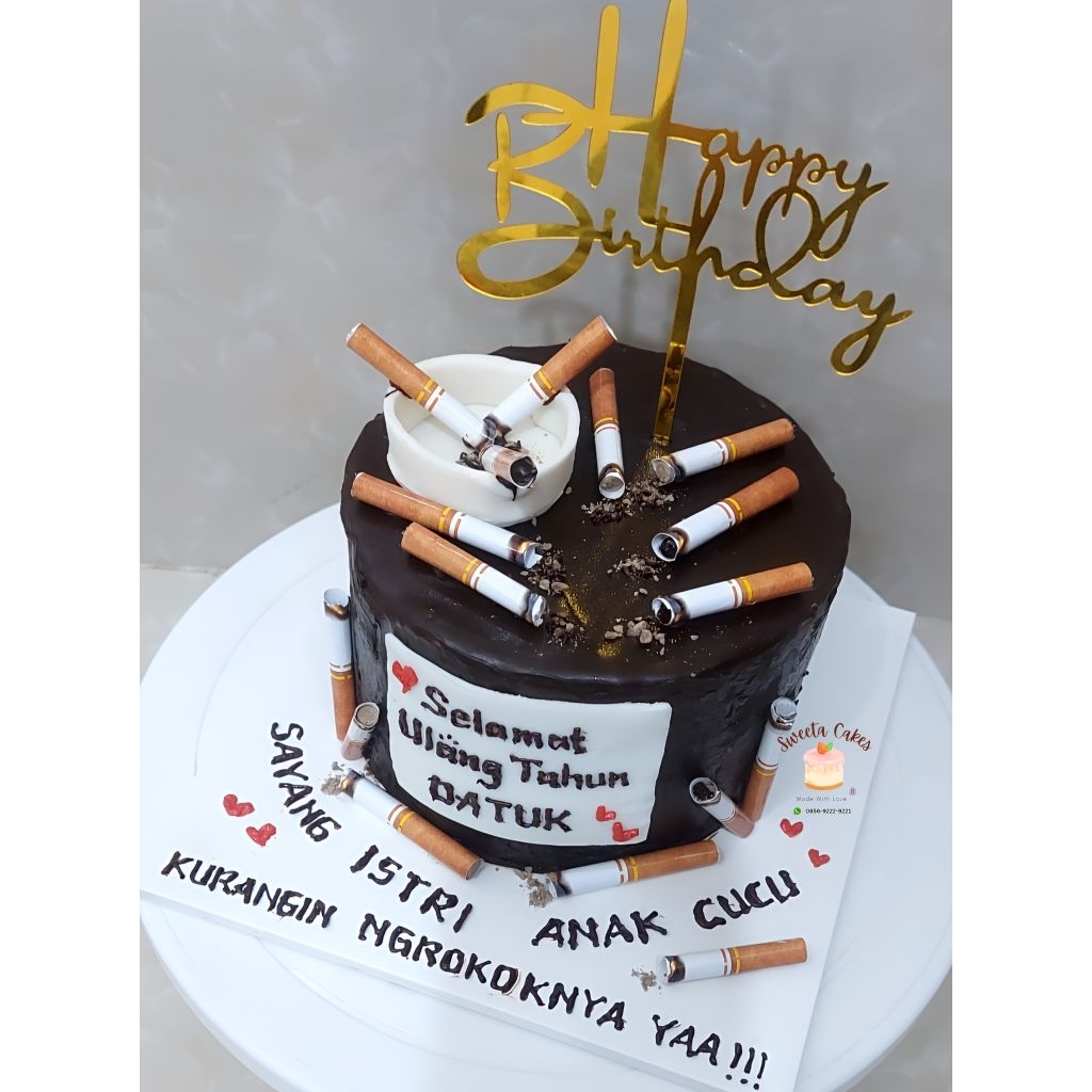 

KUE ULANG TAHUN KUE TART AYAH PAPA KAKEK CAKE BIRTHDAY