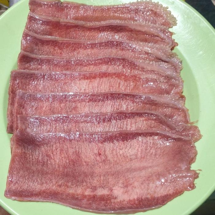 

Lidah Sapi slice tipis memanjang 500 gram