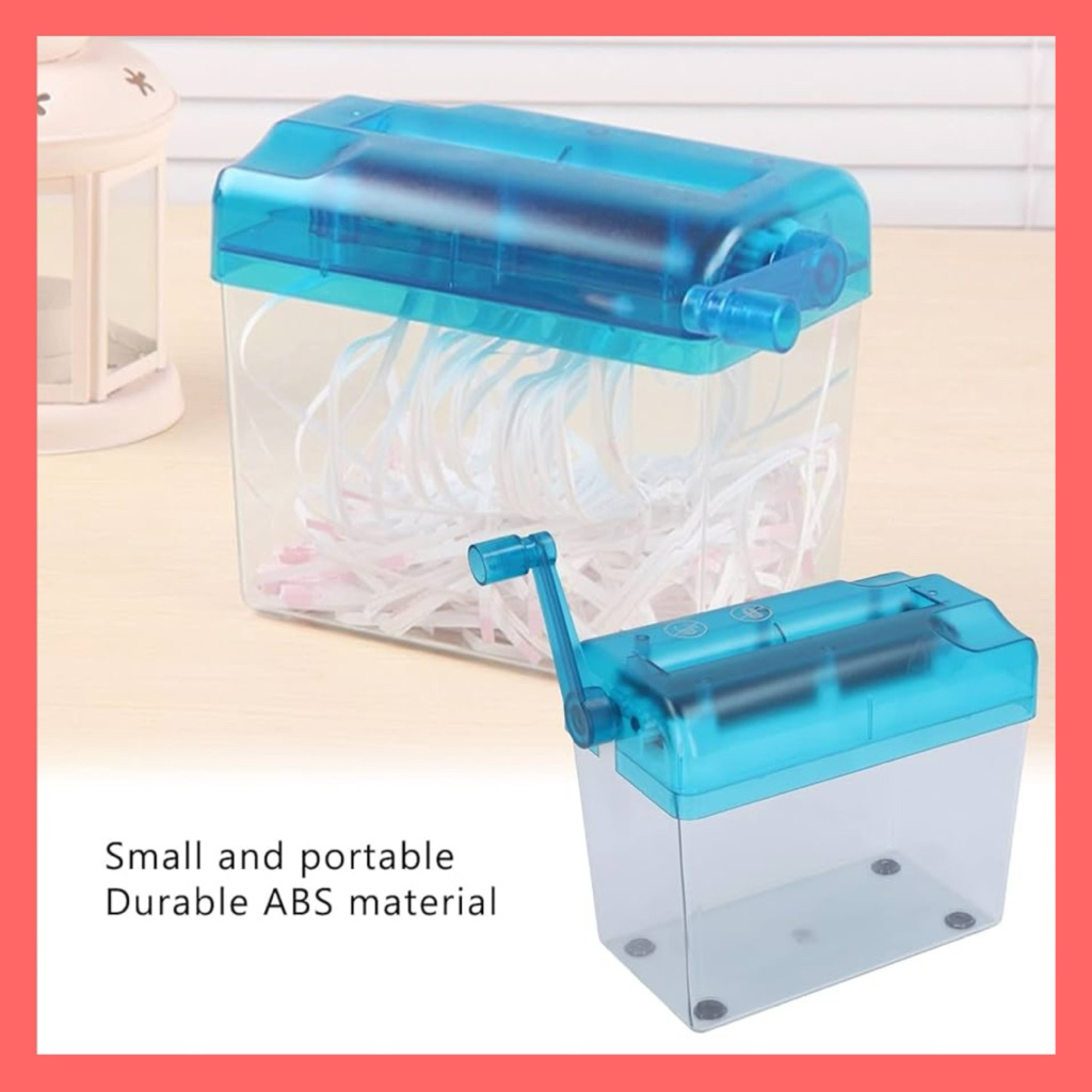 Spare-part pisau serut kertas | Alat Penghancur Kertas | Manual Mini Paper Shredder | Serutan Kertas