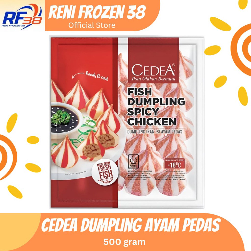 

Cedea Dumpling Ayam Pedas 500g / Frozen Food / Reni Frozen 38