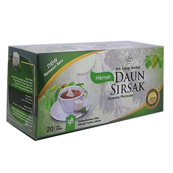 

Teh Celup Herbal Daun Sirsak Hikmah Isi 20 Pcs