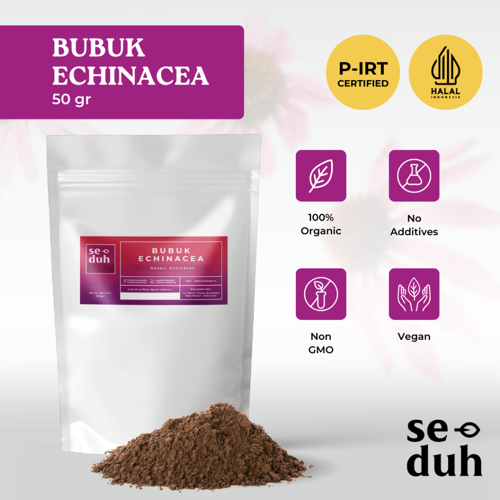 

SEDUH TEA & TISANE | Bubuk Ekstrak Echinacea / Echinacea Extract Powder / Herbal Powder 50 gram