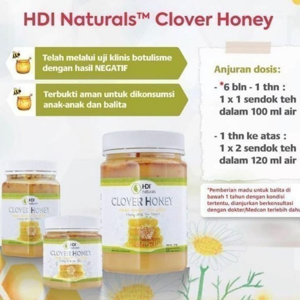 

madu clover honey 1kg,500gr,250gr exp 2028 ori free sendok kayu