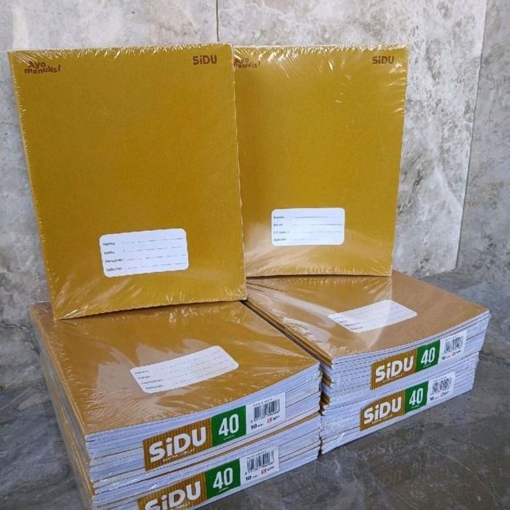 

COD Buku Tulis SIDU Kraft Isi 40 Lembar (1 Pack isi 10 Buku) Terlaris