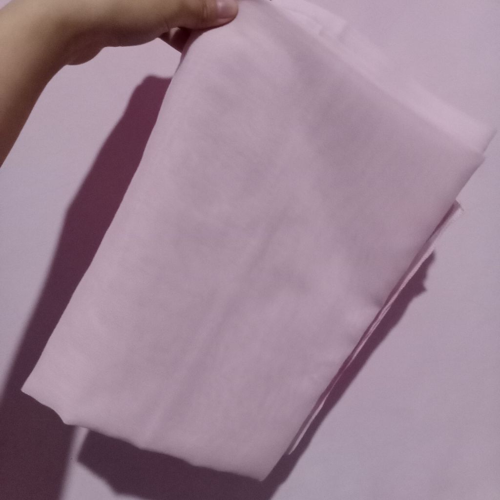 NEW Hijab Paris bahan Varisha Pink Pastel