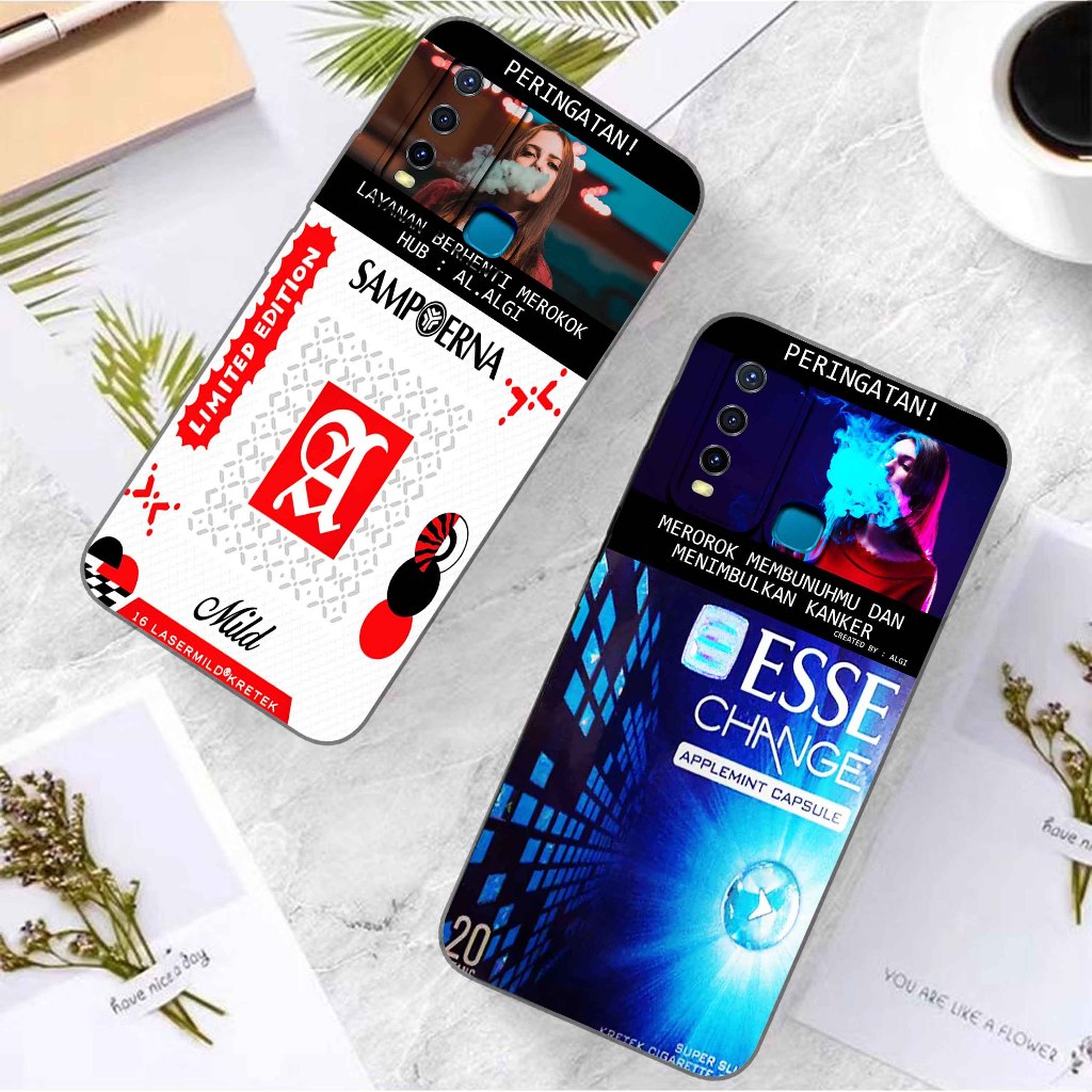 Softcase Untuk Vivo Y30 / Y50 - Softcase Gambar Fashion Printing { Rokok Limited Edition Terbaru } -