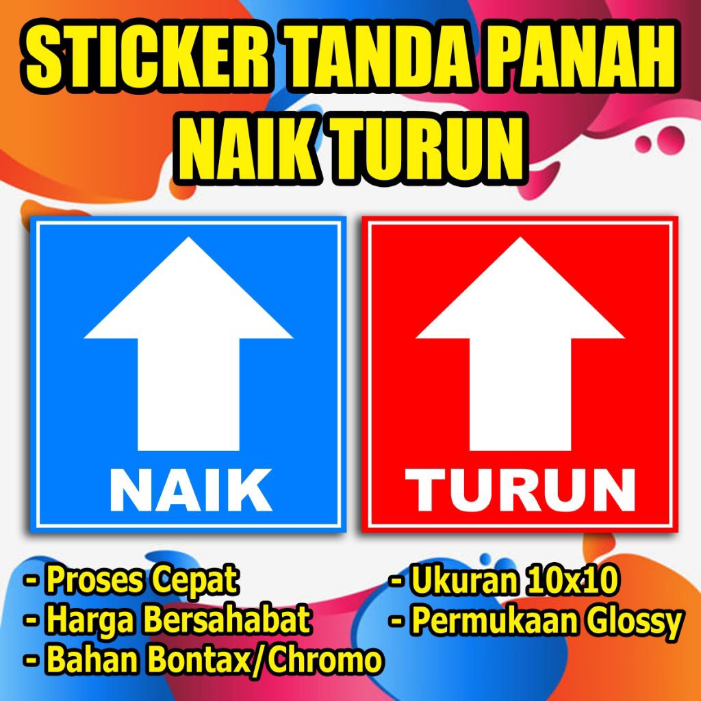 

STIKER TANDA PANAH NAIK TURUN