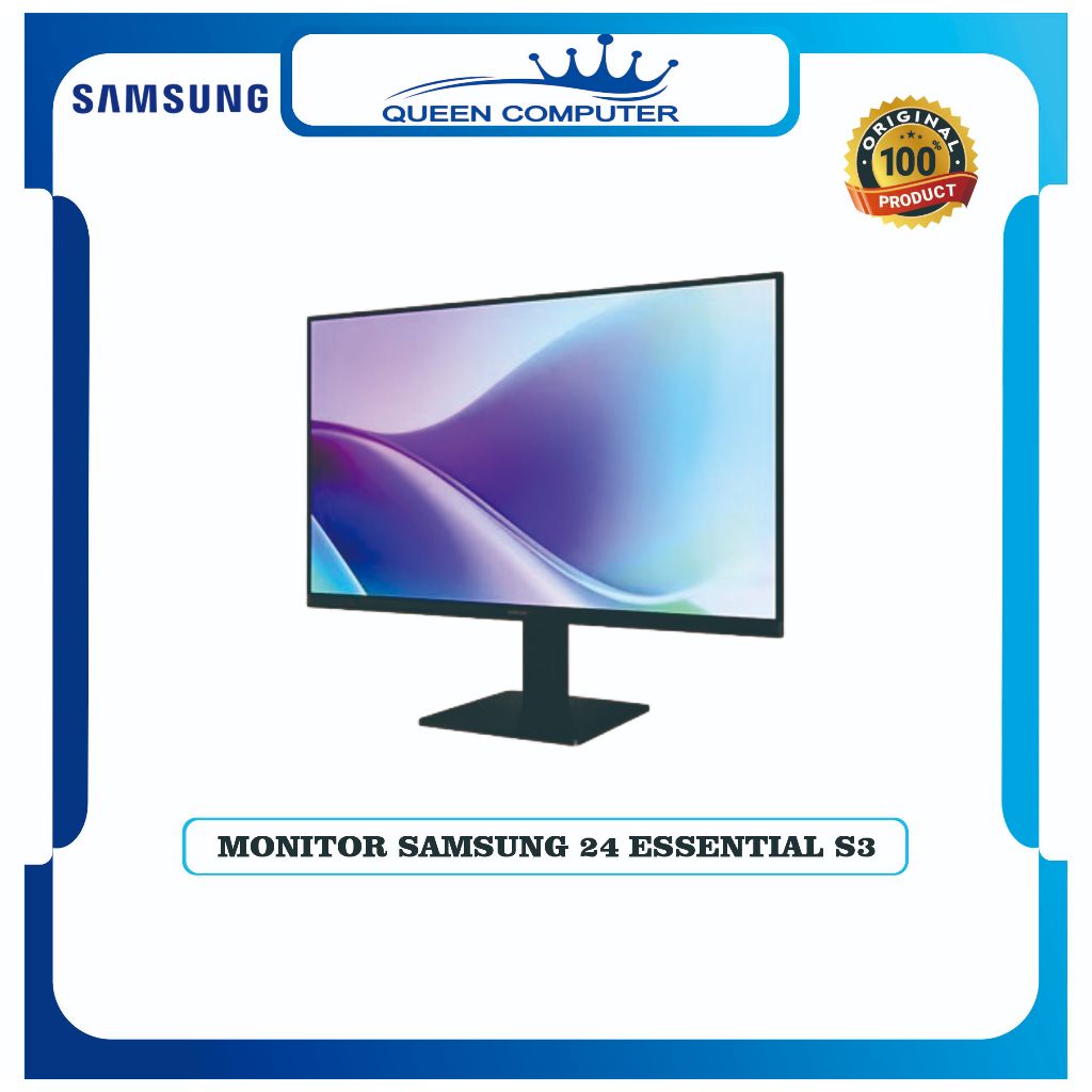 Monitor SAMSUNG 24inch Essential S3 S32GF IPS FHD 120Hz / Monitor Samsung 24"