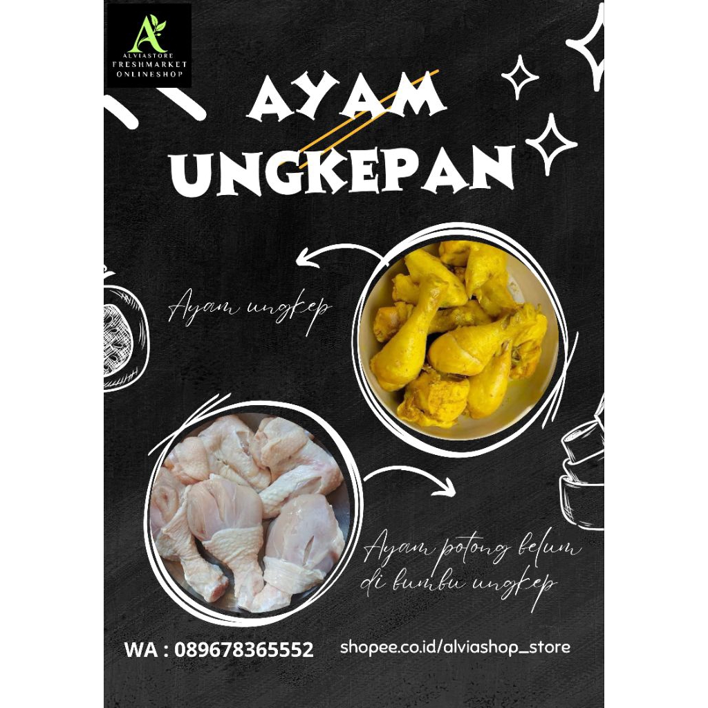 

[FROZEN] MARINASI INSTAN AYAM UNGKEP 1 PCS 500gram