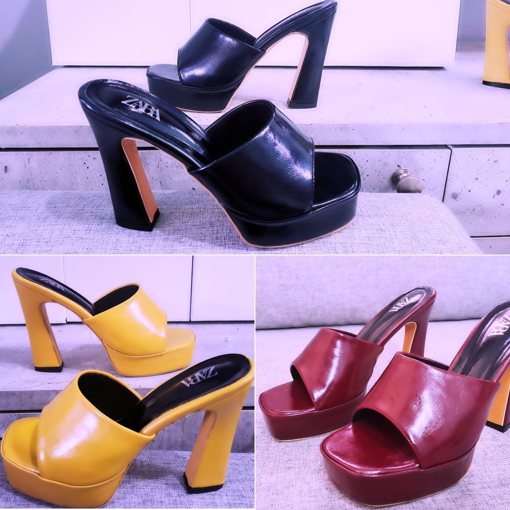 sendal heels modena sendal tinggi 12cm