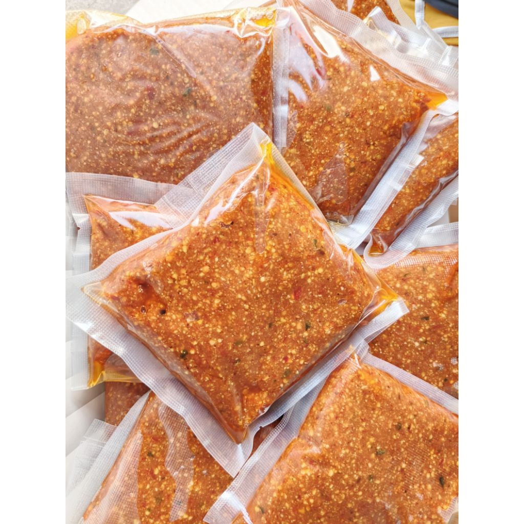 

SAMBEL PECEL SANGRAI KHAS MADIUN PAWON MERTUA 500 Gram / Pedas | BUMBU PECEL | BUMBU KACANG