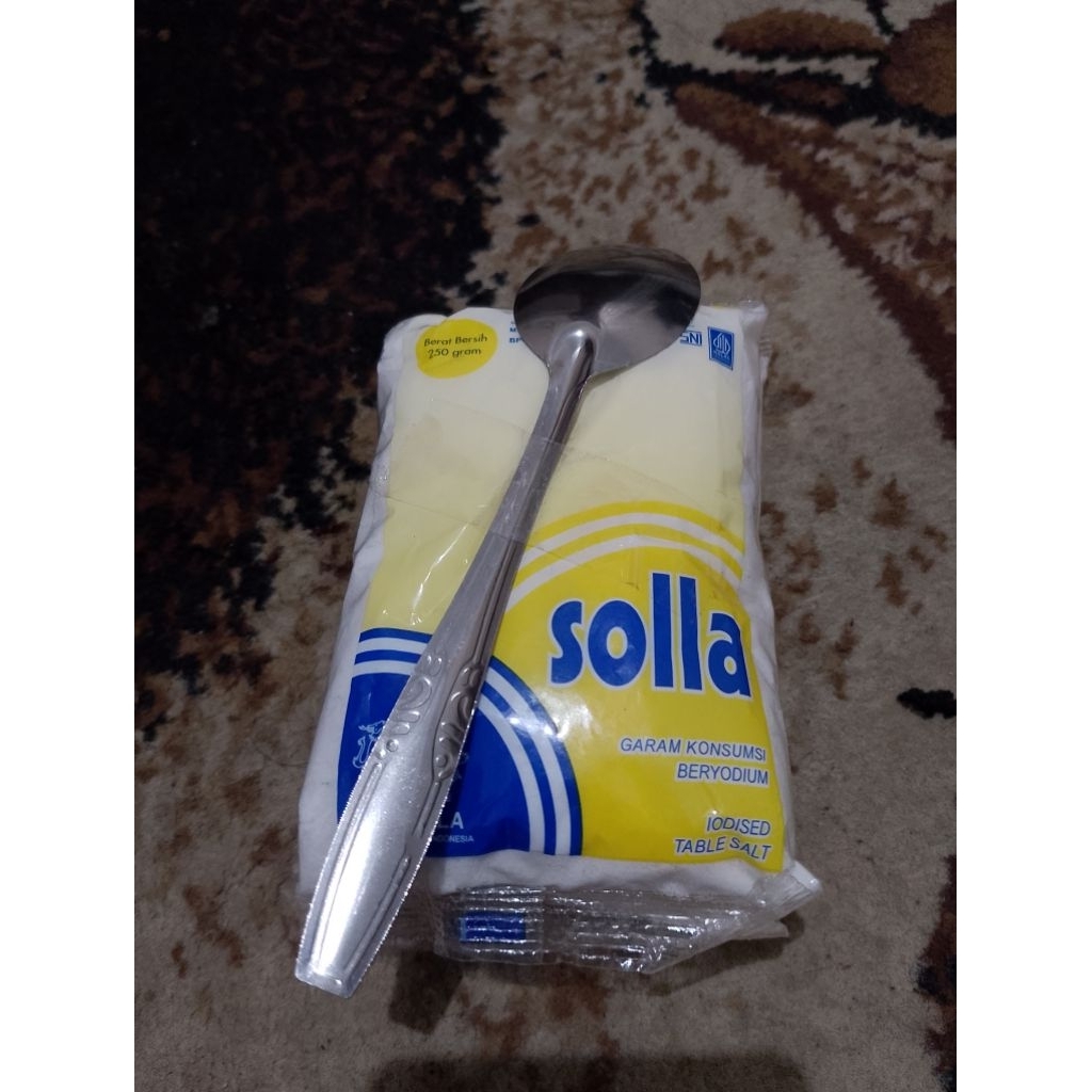 

Garam Dapur Konsumsi | Berhadiah sendok | Merek Solla