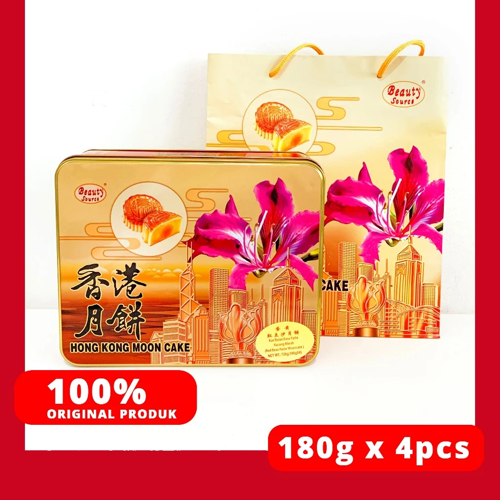 

KUE BULAN TELUR/ HONGKONG MOONCAKE EGGYOLK BEAUTY SOURCE 720 GRAM/ TONG JIU PIA