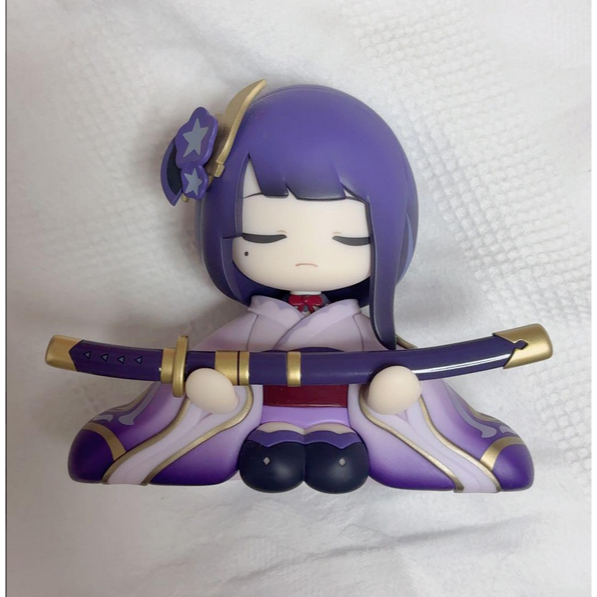 action figure Genshin Impact / Figure Raiden EI Shogun Baal Sitting Pajangan Unik Anime Game Bakawea