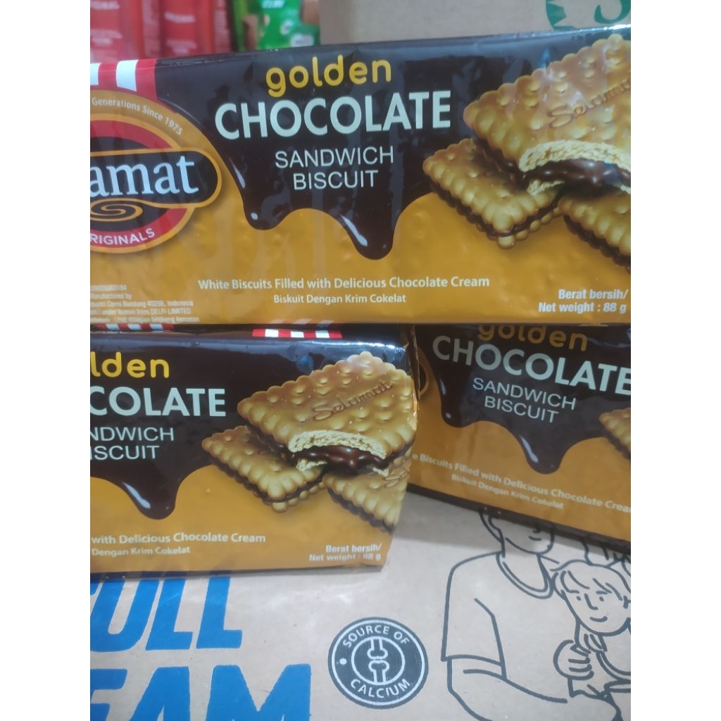 

biskuit slamat golden chocolate 88 gram