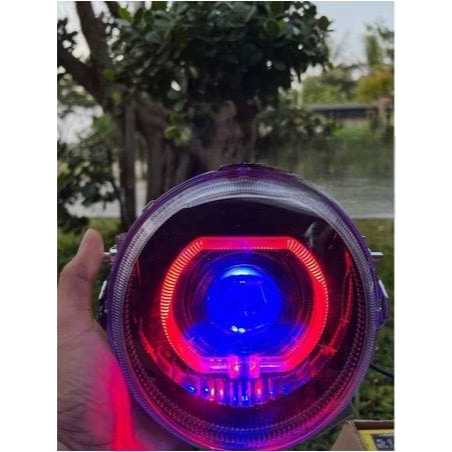 Reflektor BILED Headlamp X-RIDE 115 – Lampu Depan Motor LED Projector Super Terang Fokus Jauh Dekat 
